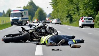 Motorradfahrer stirbt nach Zusammenstoß mit Auto im Kreis Karlsruhe