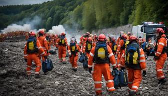 Start der internationalen Erdbeben-Übung in Nordbaden im Neckar-Odenwald-Kreis